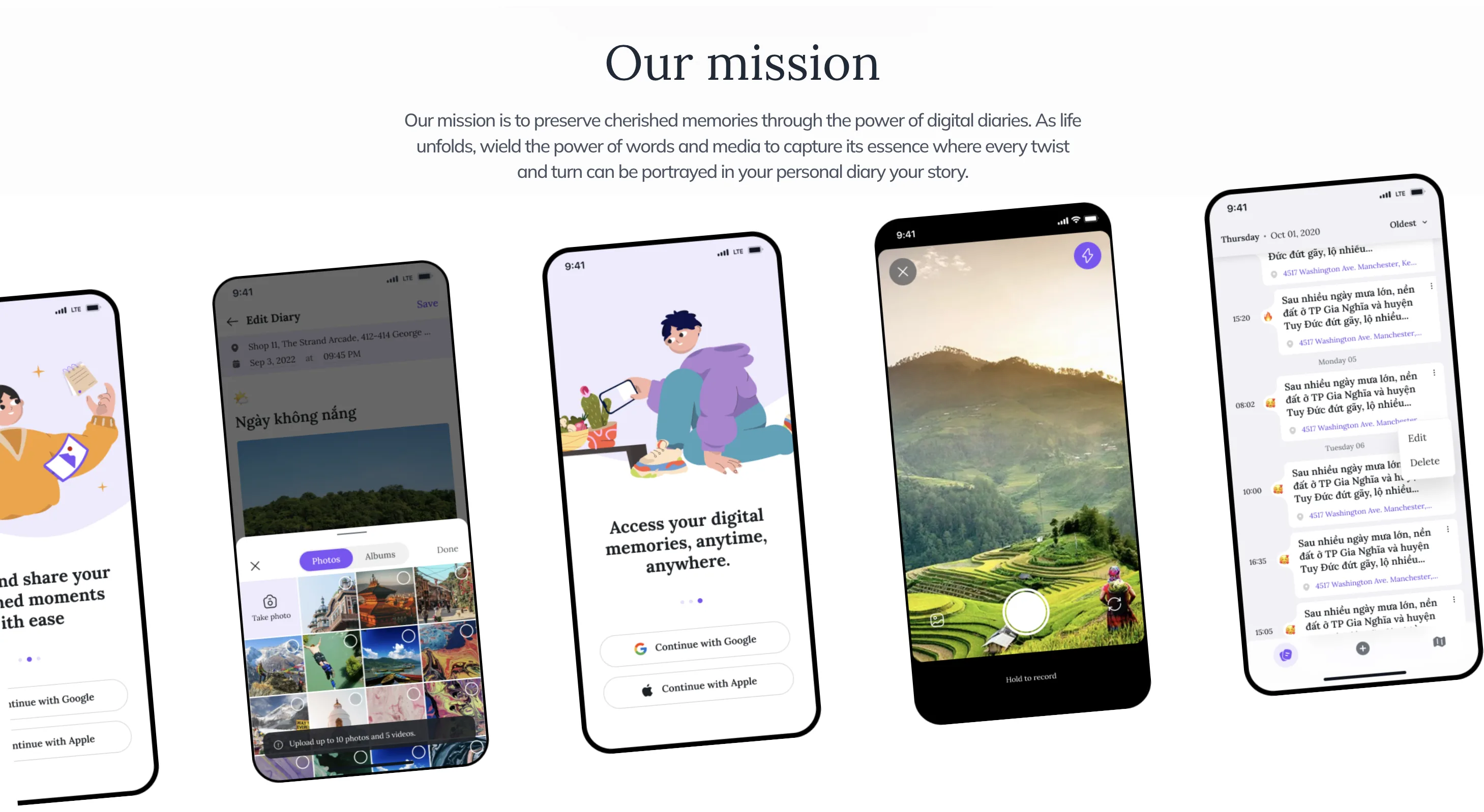 MemoirMe preview