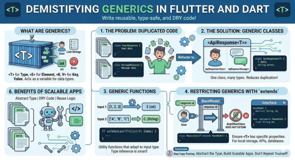 Don’t Fear the <T>: Demystifying Generics in Dart and Flutter