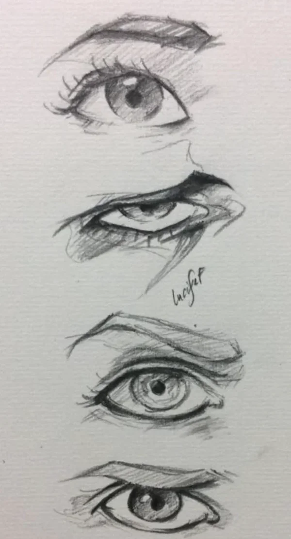 Manga Eyes - Pencil